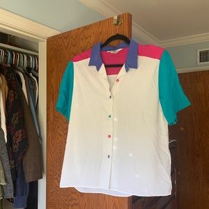 ❌SOLD❌ VTG 80’s Bowling Shirt